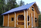 Баня из осины