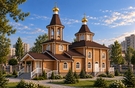 Храм из оцилиндрованного бревна 23,9 х 9 м <span>№3</span>